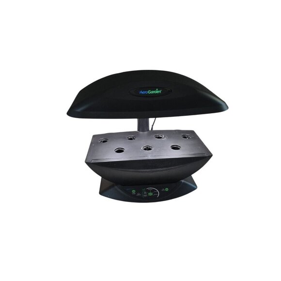 Aerogarden 7 Harvest Home Garden System Black Model 100610 ONLY ONE BULBS WORKS - Picture 1 of 15